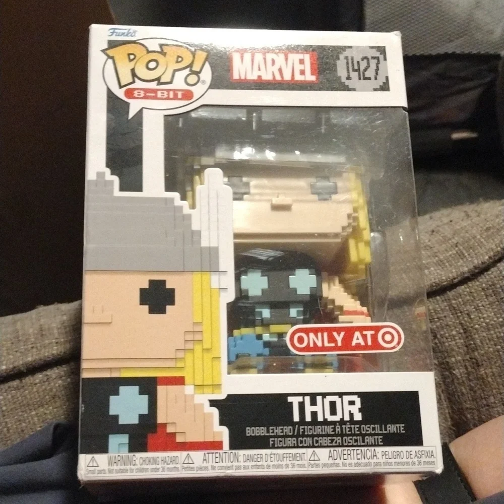 Funko POP! 8-Bit Thor #1427 Marvel Target Exclusive Damaged Box
